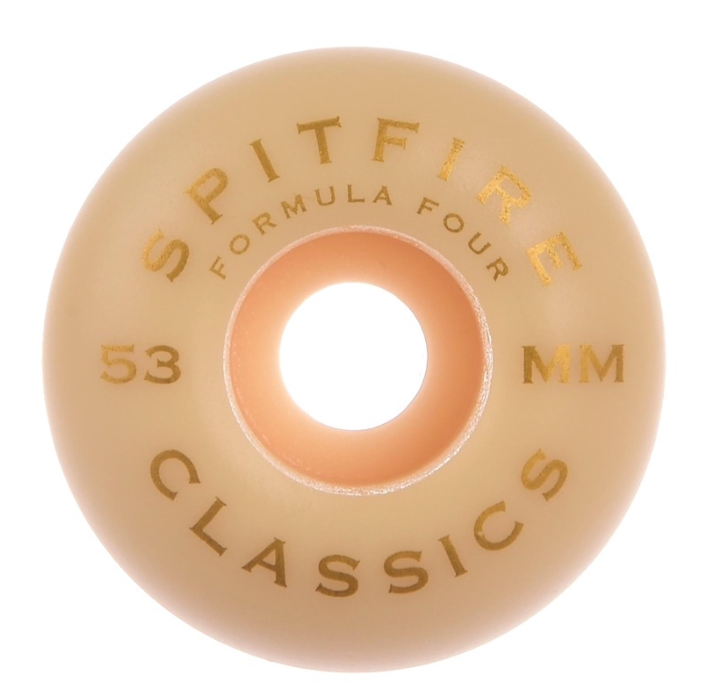 Spitfire Formula Four Classic Orange 53mm/101a Skateboarding Wheels