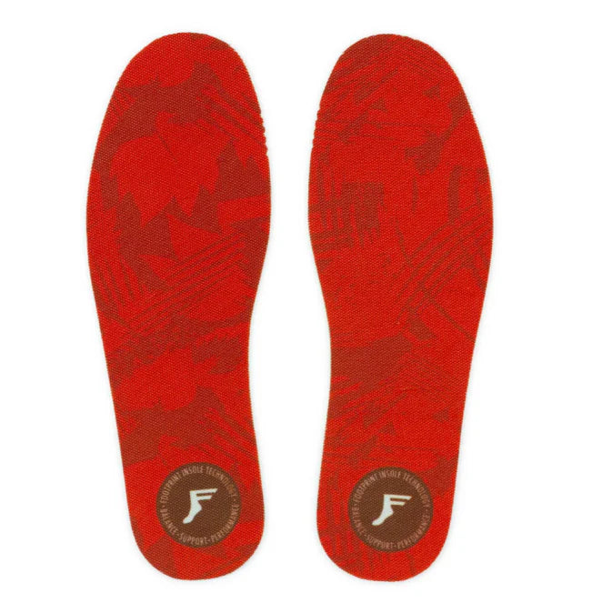 Footprint Insoles Kingfoam flat insoles 5mm red camo