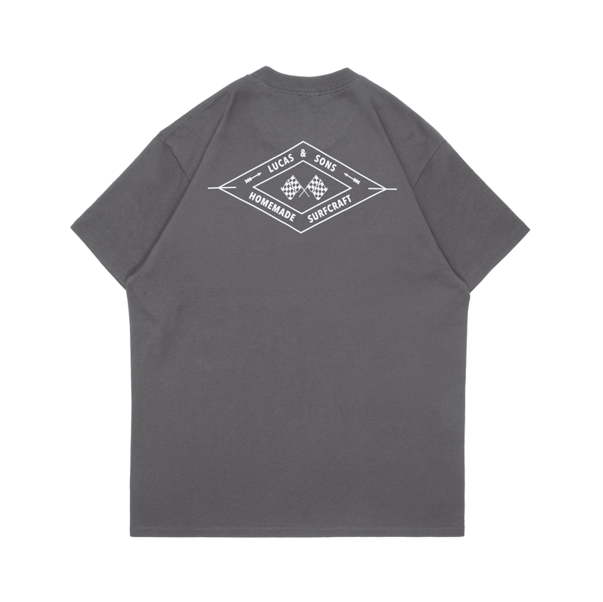 Lucas & Sons Flag (Charcoal)