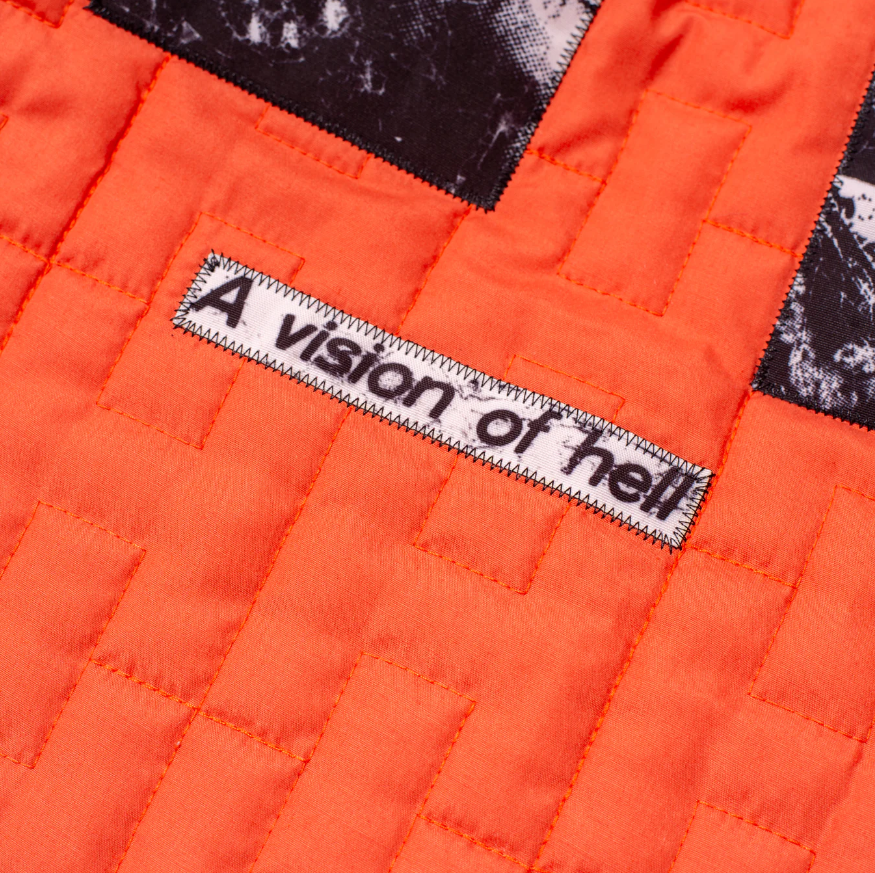 Hoddle Skateboards 'Reversible' Bomber Jacket (Orange)