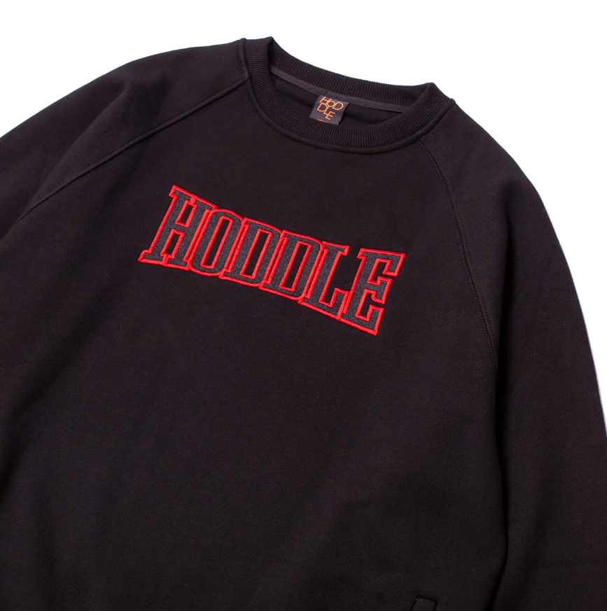 Hoddle Skateboards 'Satellite' Crewneck (Black)