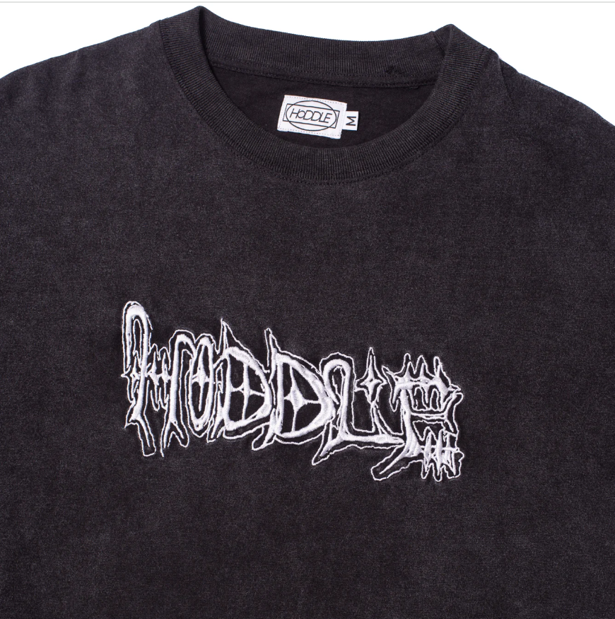 Hoddle Skateboards 'Vision Logo' T-Shirt (Black)