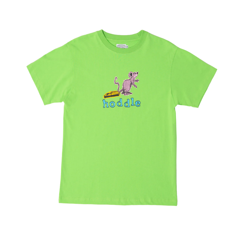 Hoddle Skateboards 'Rat Trap' T-Shirt (Green)