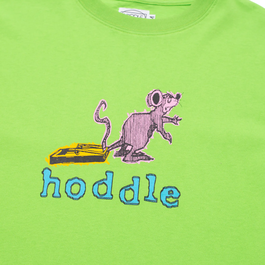 Hoddle Skateboards 'Rat Trap' T-Shirt (Green)