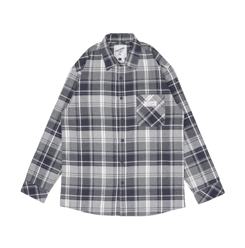 Lucas & Sons Flannel (Blue/Grey)