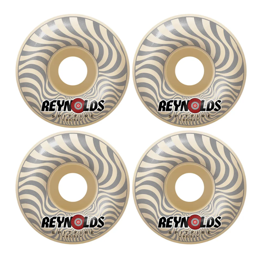 Spitfire Reynolds Pro Formula Four 52mm/93a Classic Skateboard Wheels