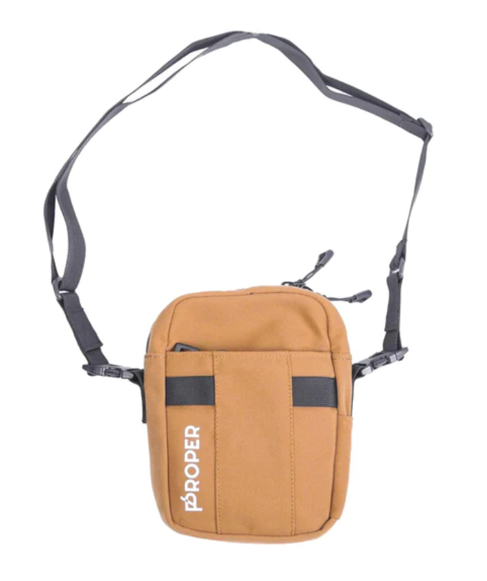 Proper Bags 'Mini Sling' Bag (Wooden Brown)