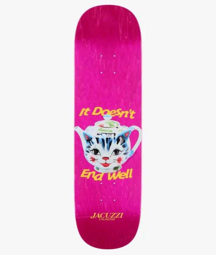 Jacuzzi Tea Pot Skateboard Deck 8.125