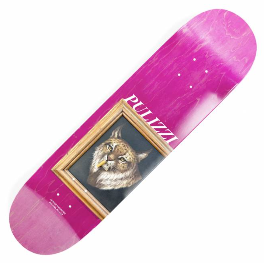 Jacuzzi Michael Pulizzi Bobcat Skateboard Deck 8.375"