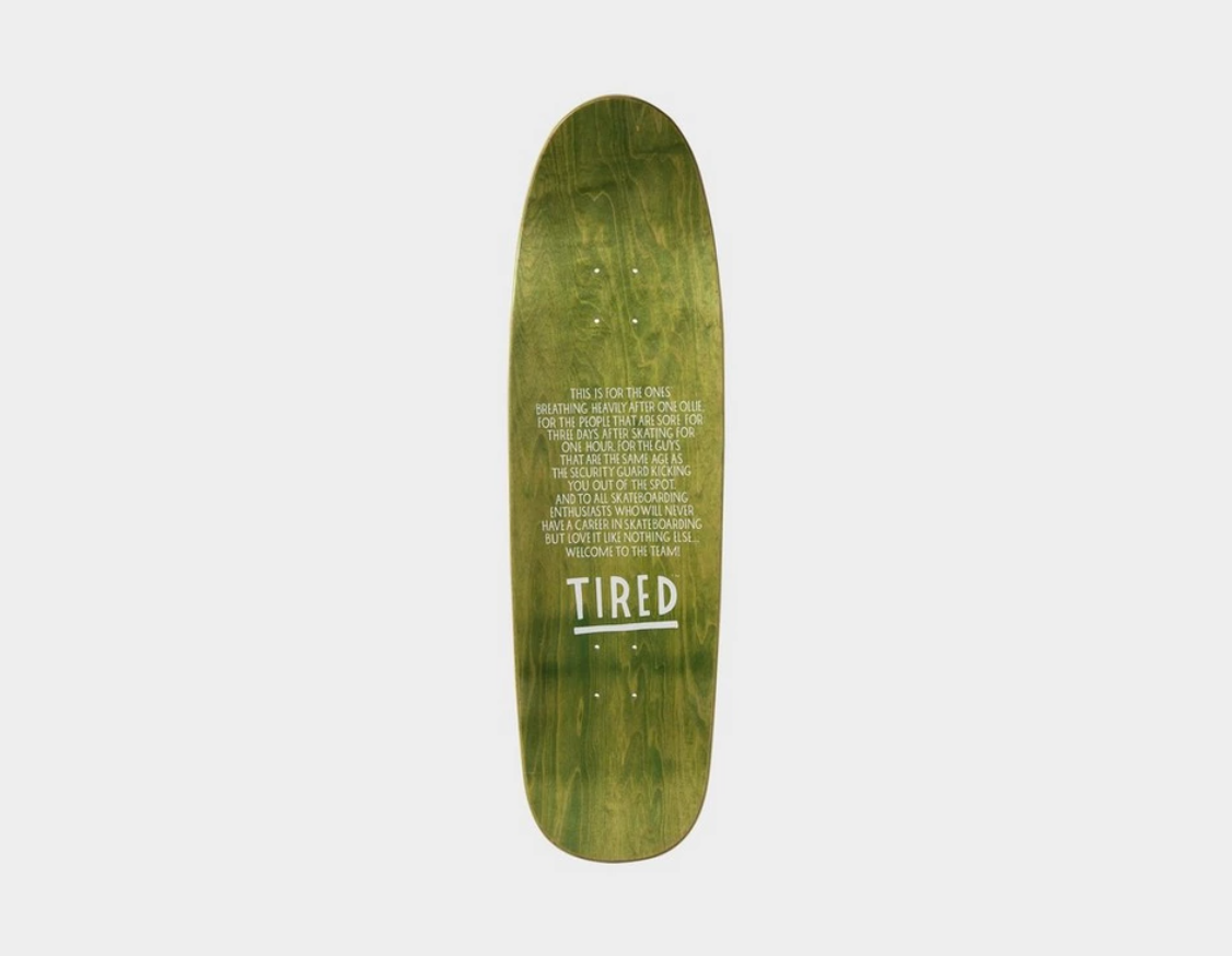 TIRED OLD MOBIL SKATEBOARD DECK