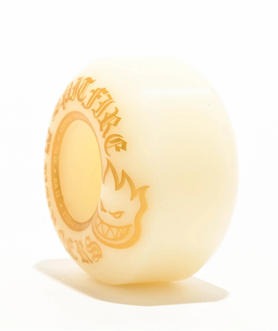 Spitfire 53mm (99A) 'Burner' Wheels (White/Gold)