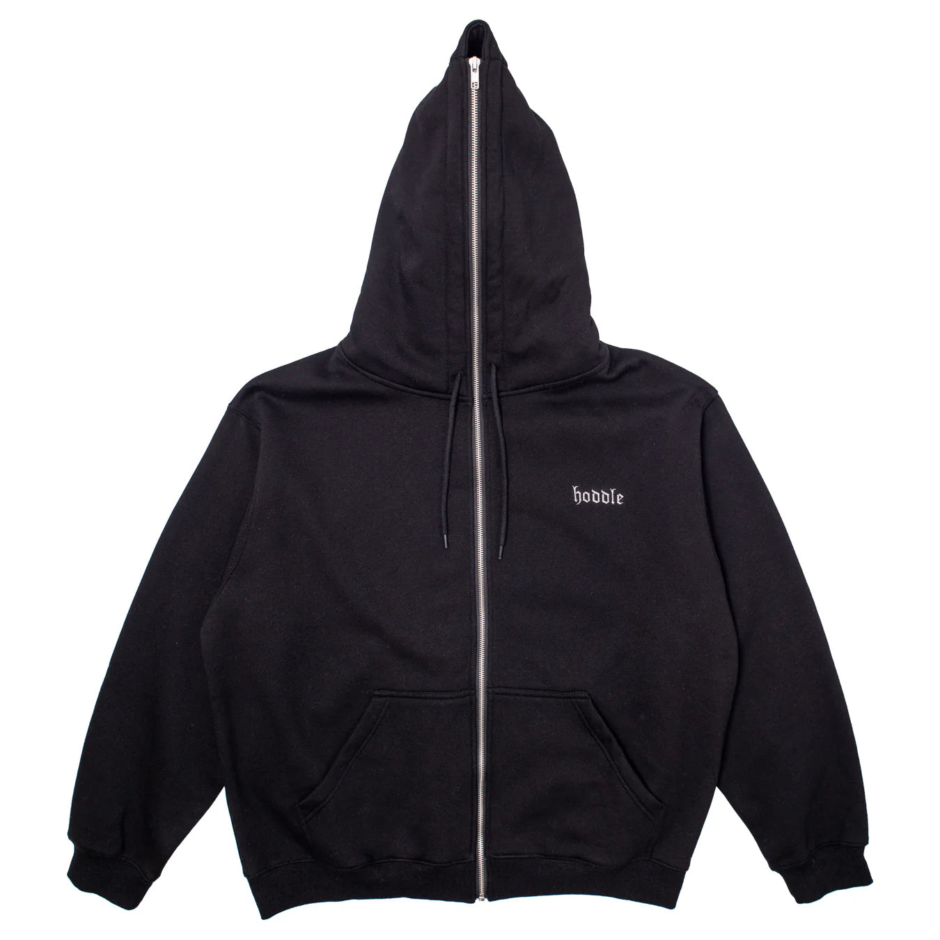 HODDLE FULL ZIP HOOD BLACK