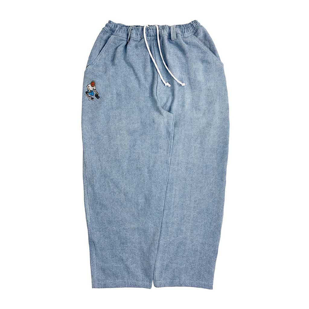 Televisi Star 'Baggy OG Sunflowers' Pants (Light Blue Denim)