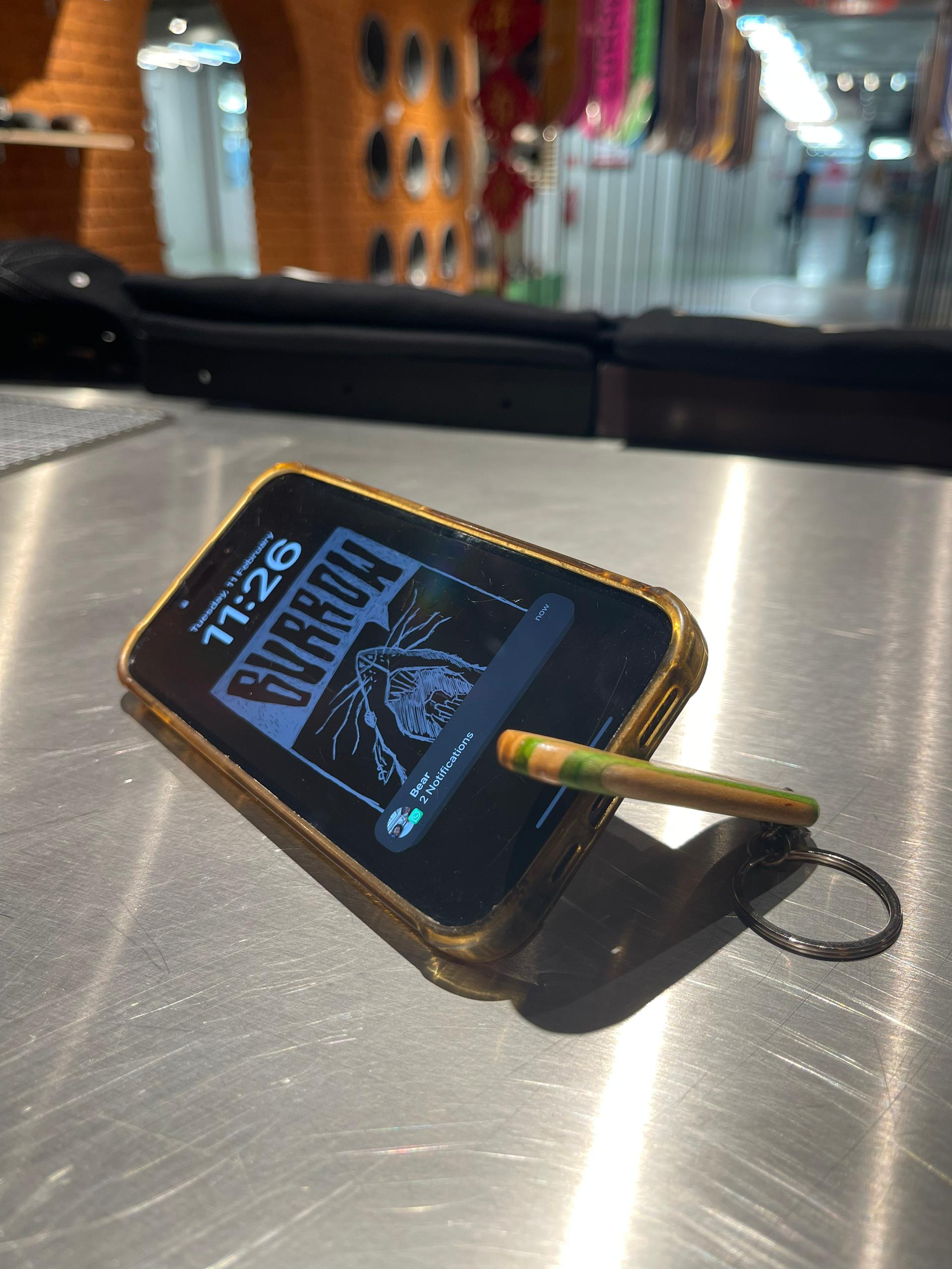 BRUK 'Phone Holder' Keychain