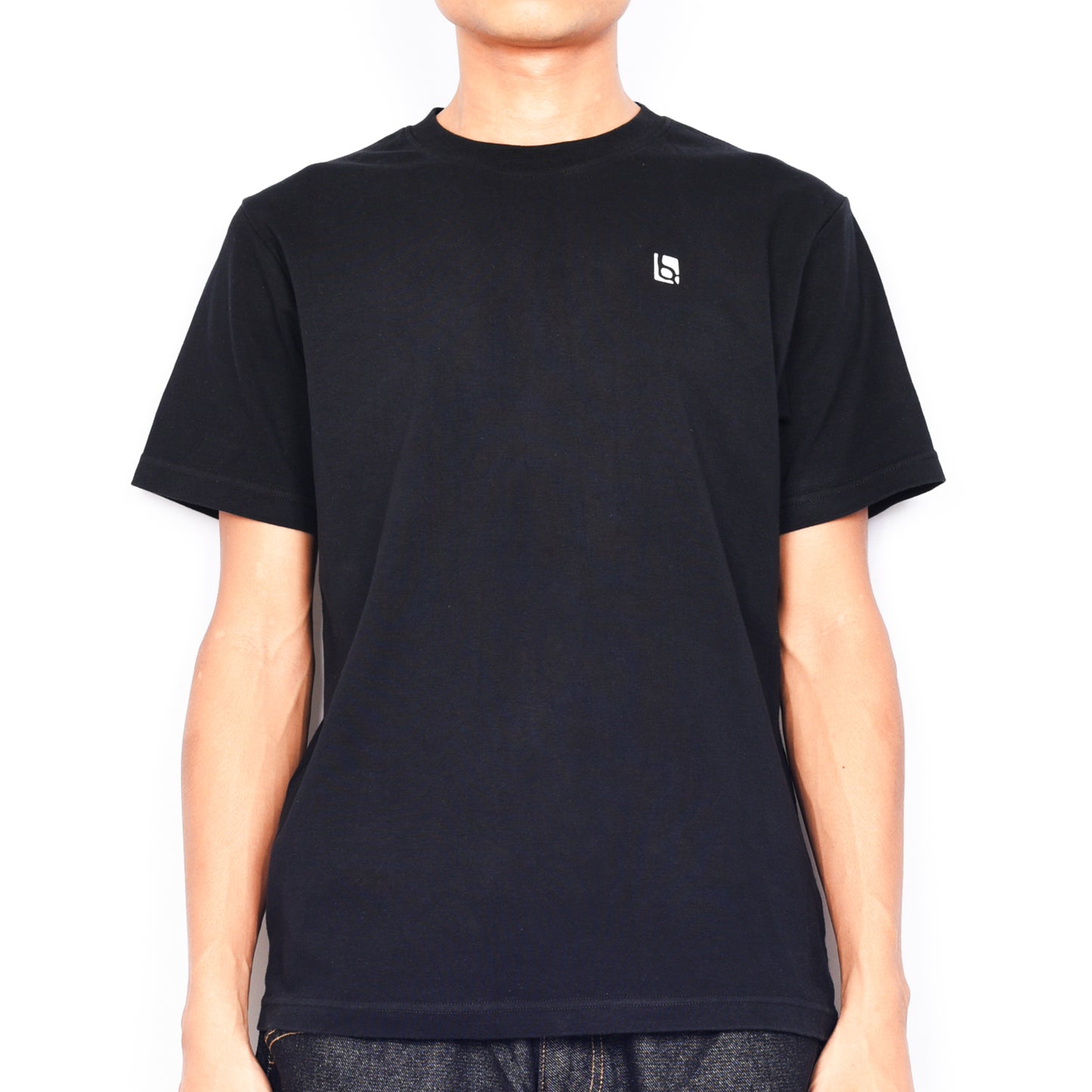 Burrow 'Stacked Logo' T-Shirt (Black)
