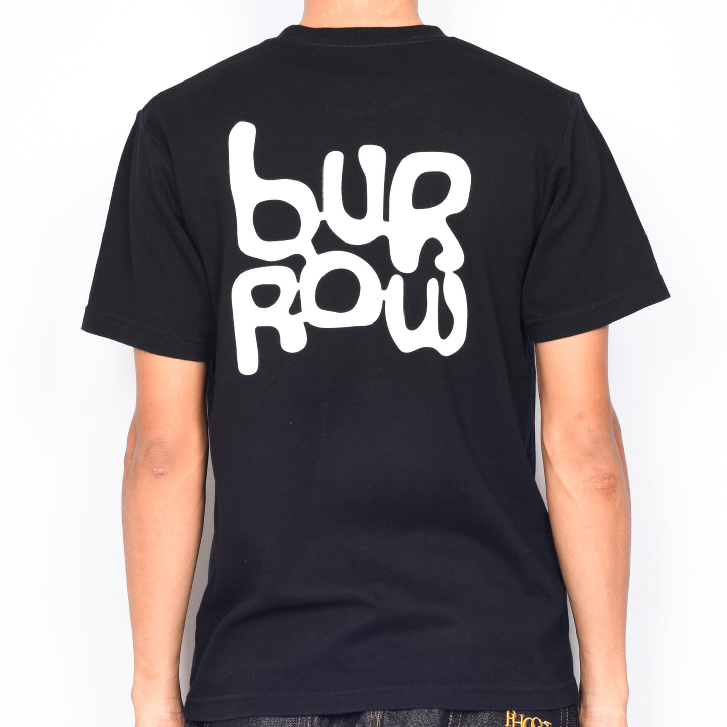 Burrow 'Stacked Logo' T-Shirt (Black)