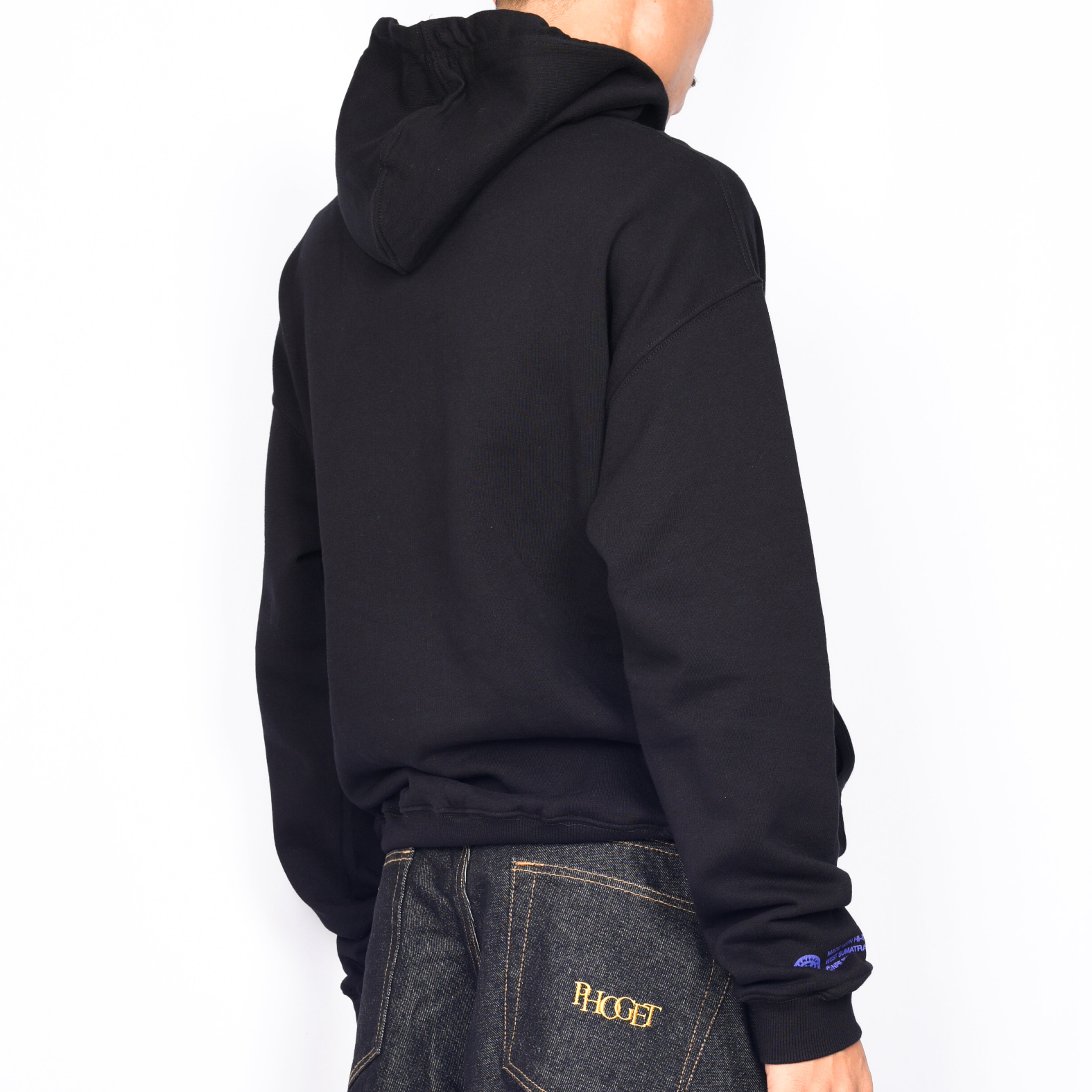 Nasi Padang Everyday 'Full Lips Logo' Hoodie (Black/Purple)