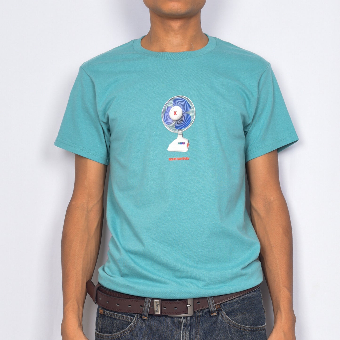 Sci-Fi Fantasy "Fan" T-Shirt (Seafoam)
