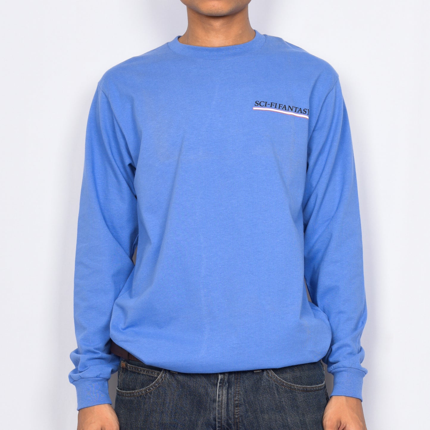 Sci-Fi Fantasy "Industrial" L/S Shirt (Light Blue)