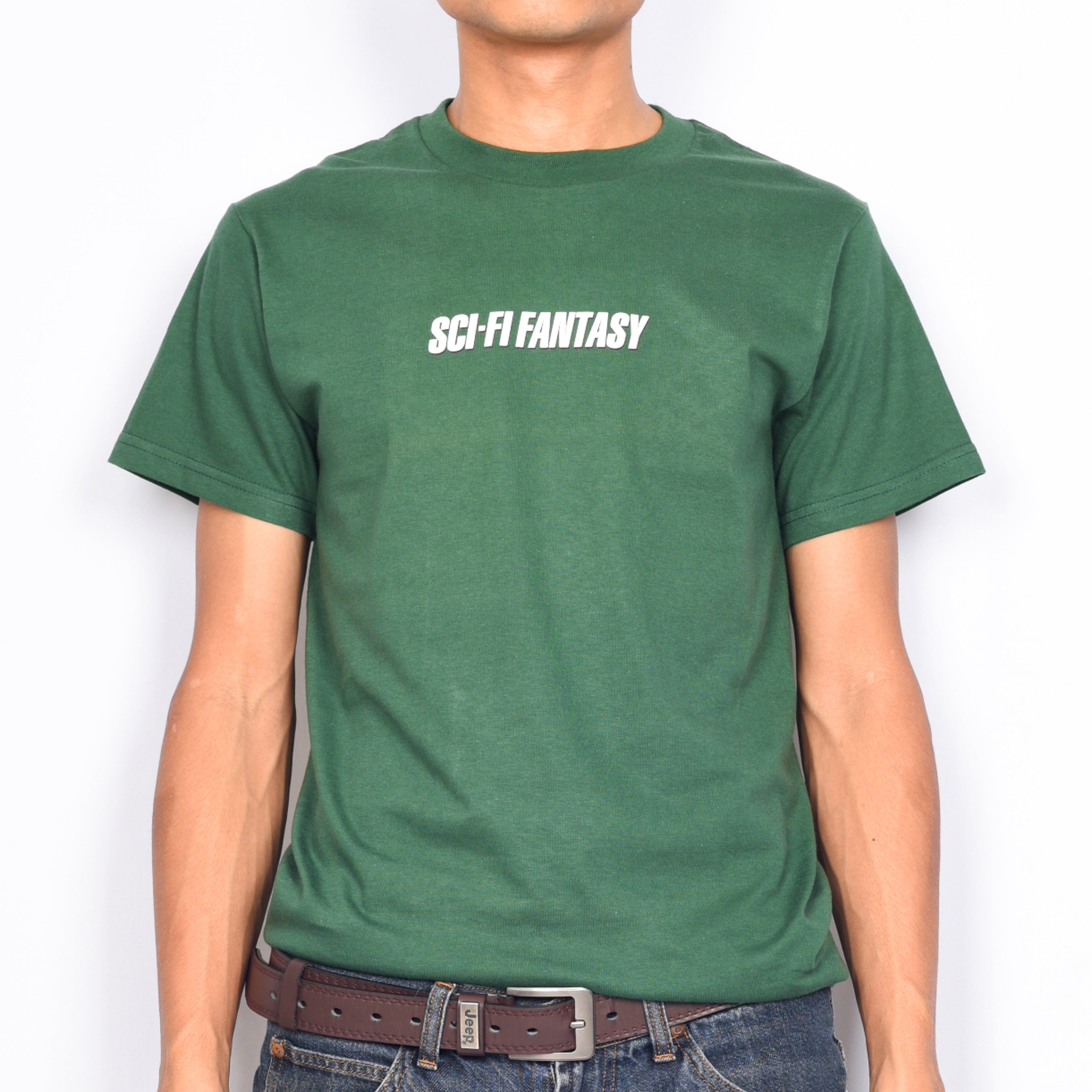 Sci-Fi Fantasy 'Fast' T-Shirt (Green)
