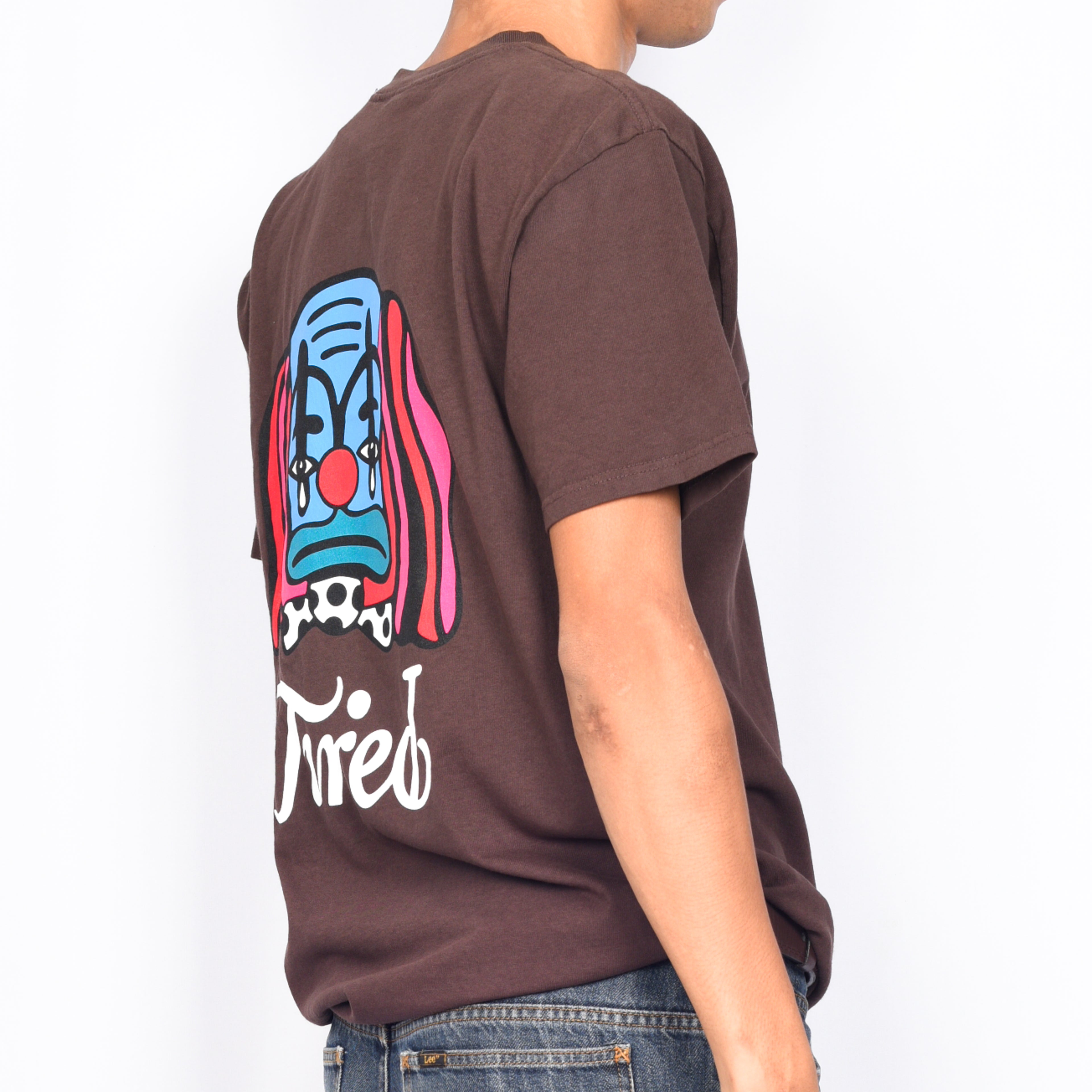 Tired Skateboards 'Clown' T-Shirt (Brown)