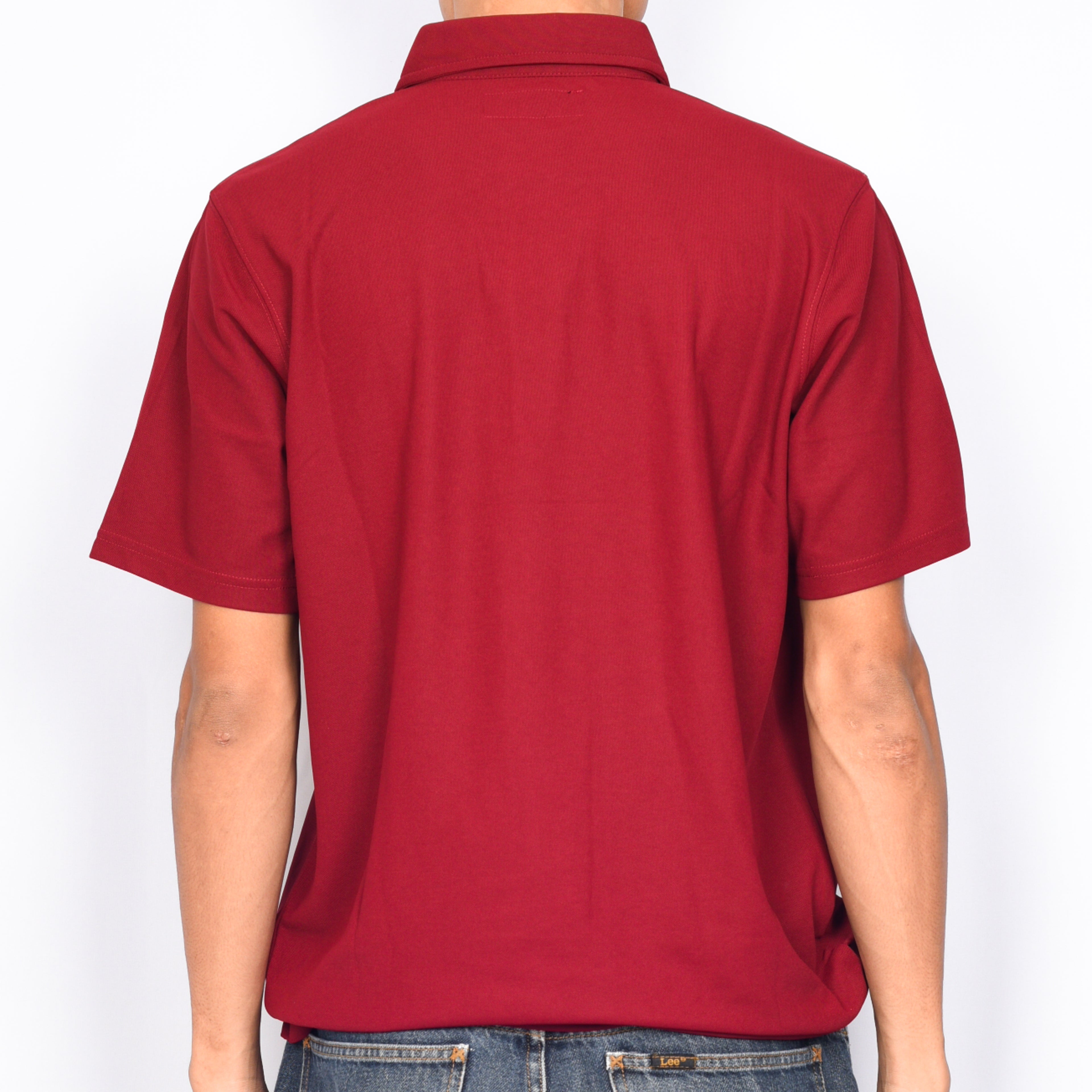 Tired Skateboards 'Golf' Polo (Burgundy)