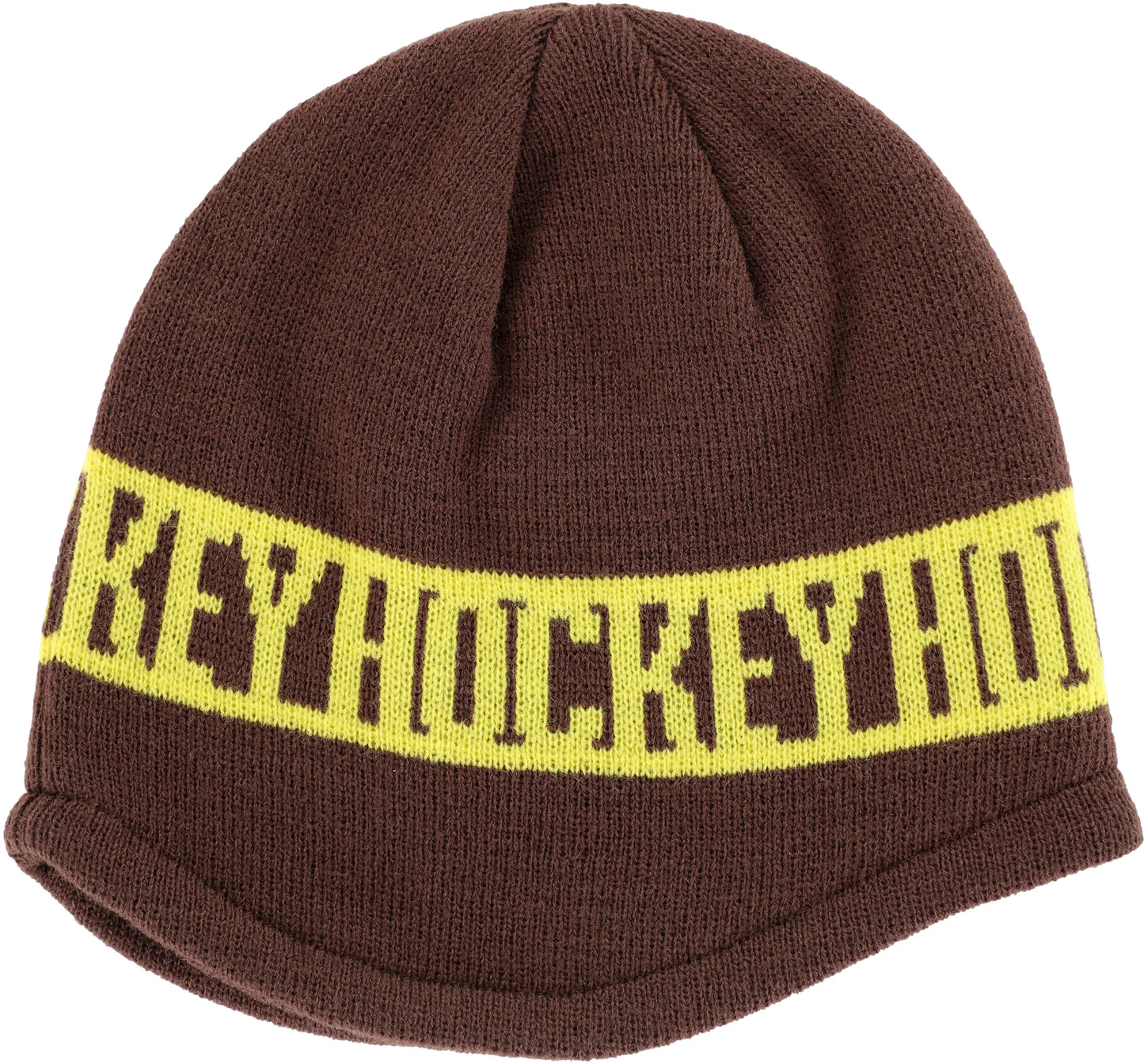 HOCKEY No Fold Beanie (Brown)