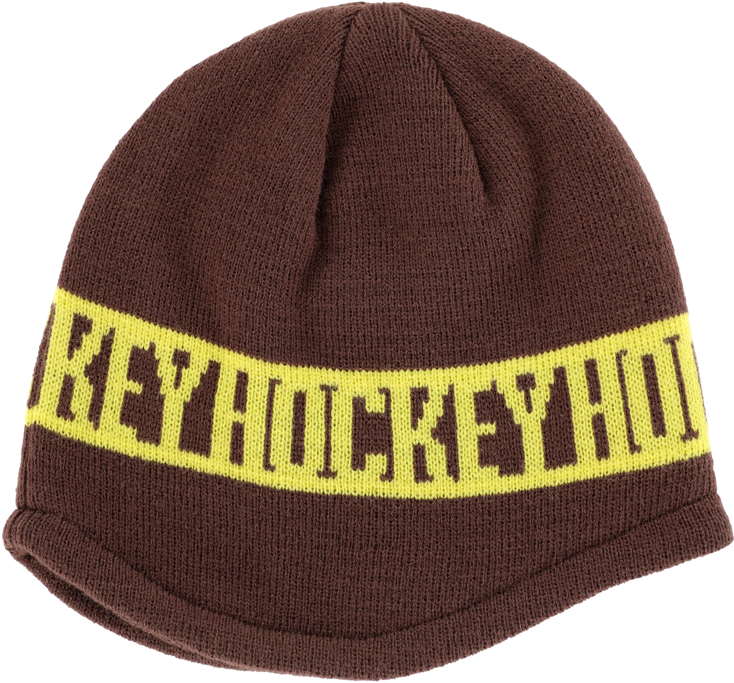 Hockey 'No Fold' Beanie (Brown)