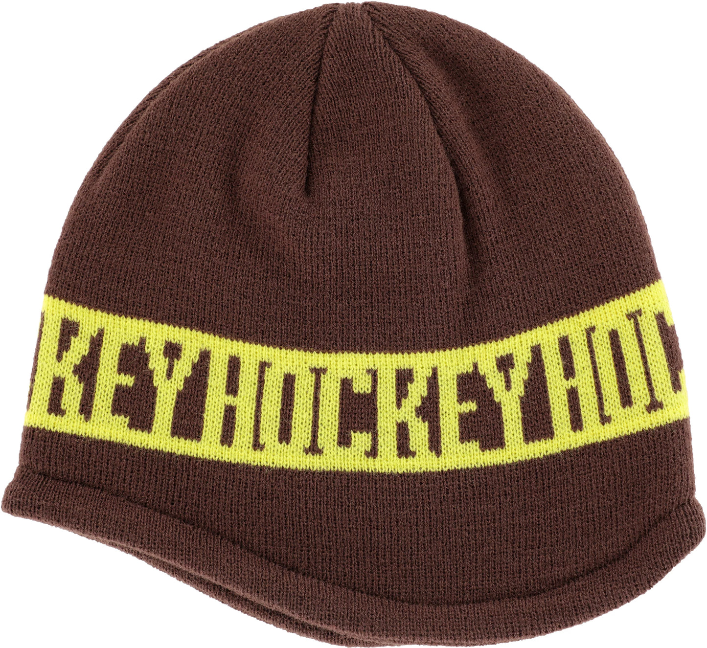 HOCKEY No Fold Beanie (Brown)