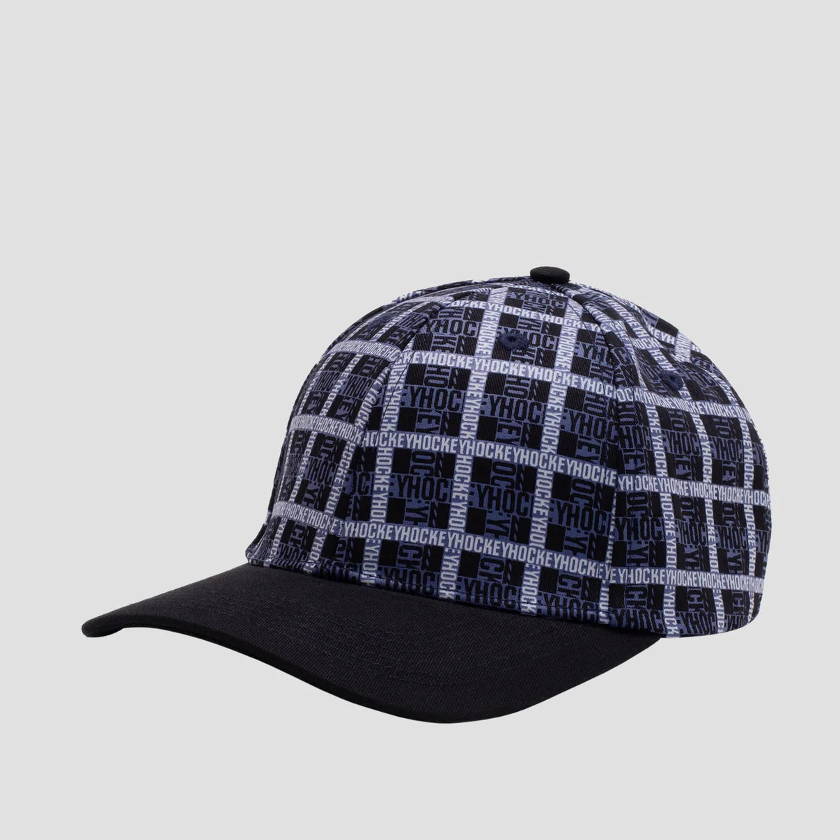 HOCKEY Plaid Hat (Black)