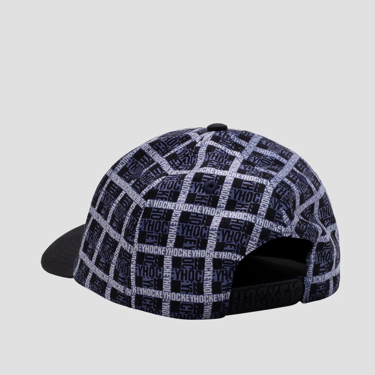 HOCKEY Plaid Hat (Black)