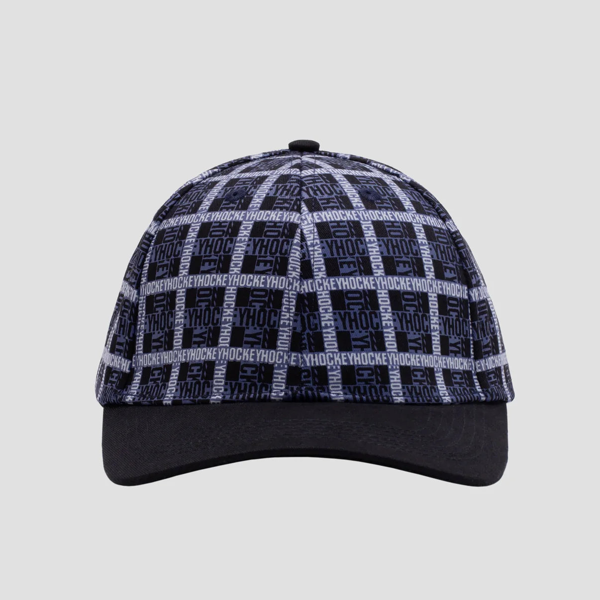 HOCKEY Plaid Hat (Black)