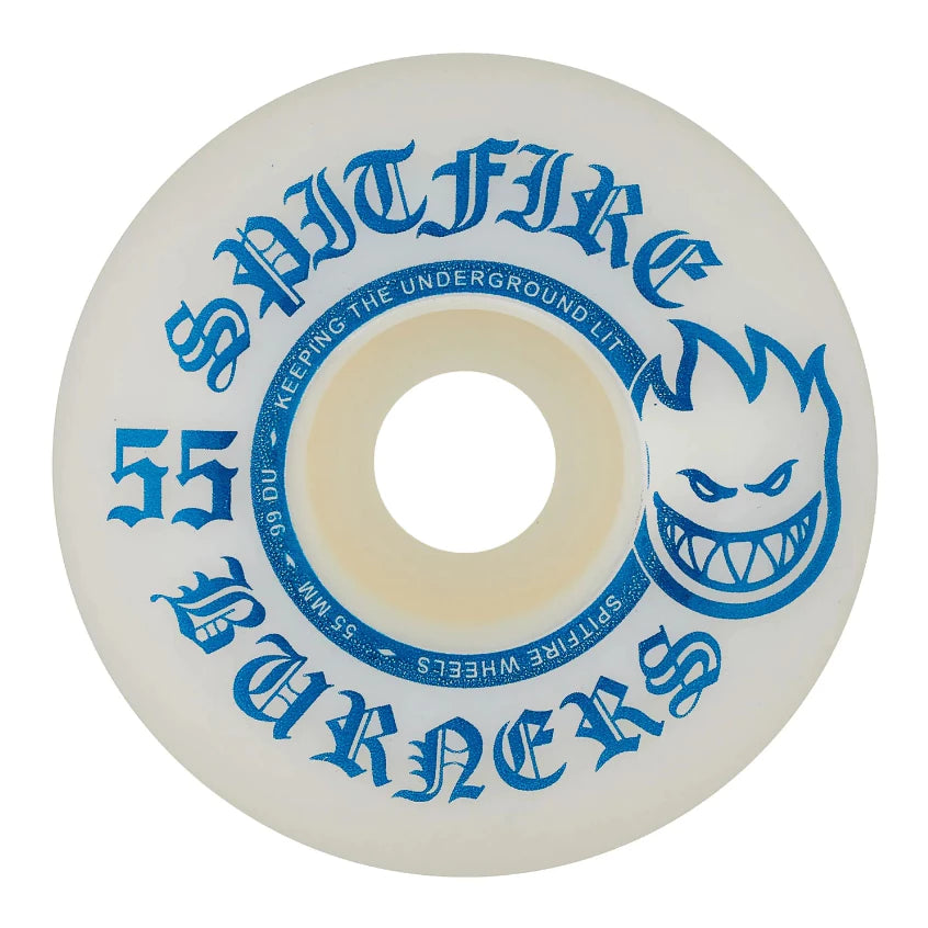 Spitfire 55mm (99A) 'Burner' Wheels (Blue)