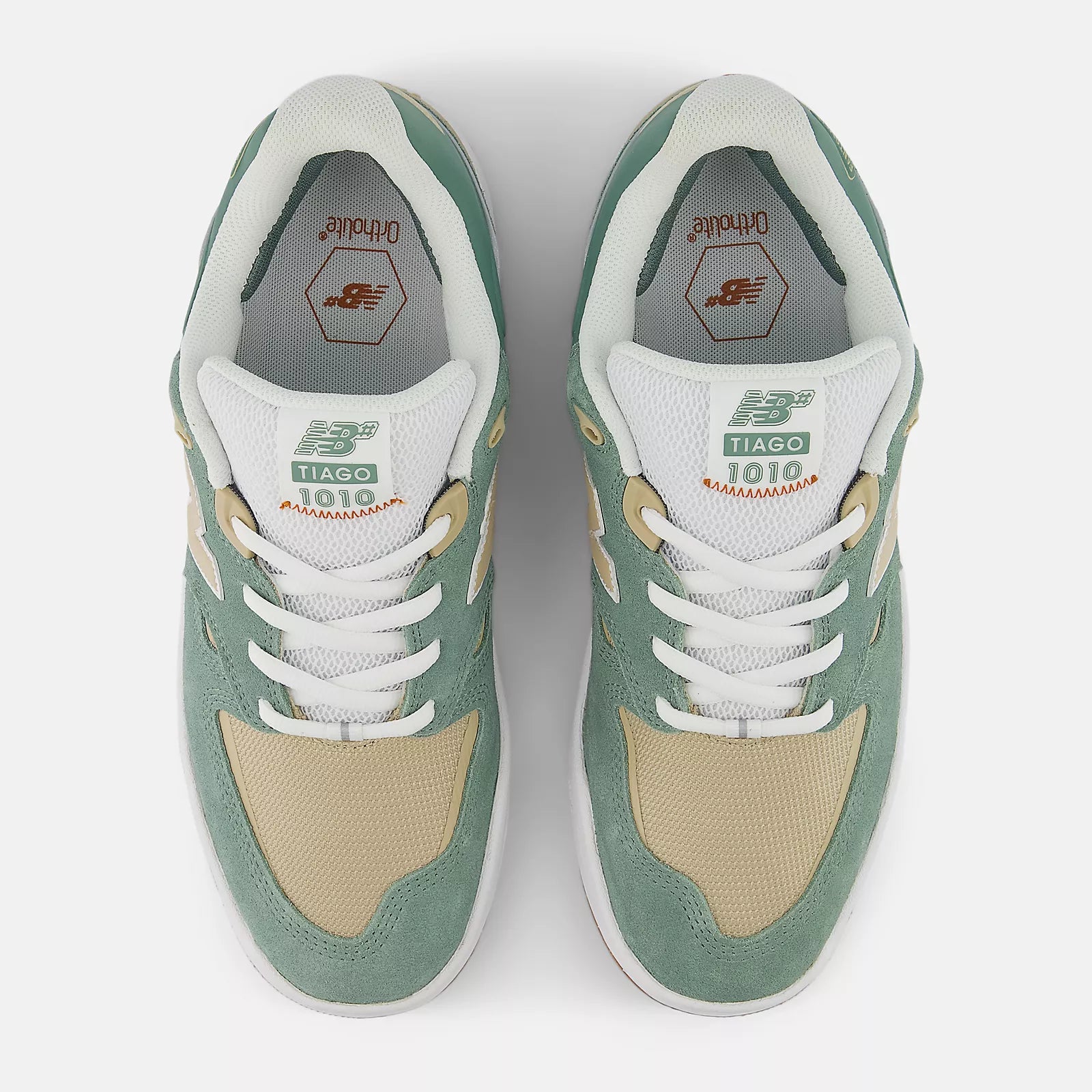 New Balance Numeric '1010' Shoes (Green/Cream)