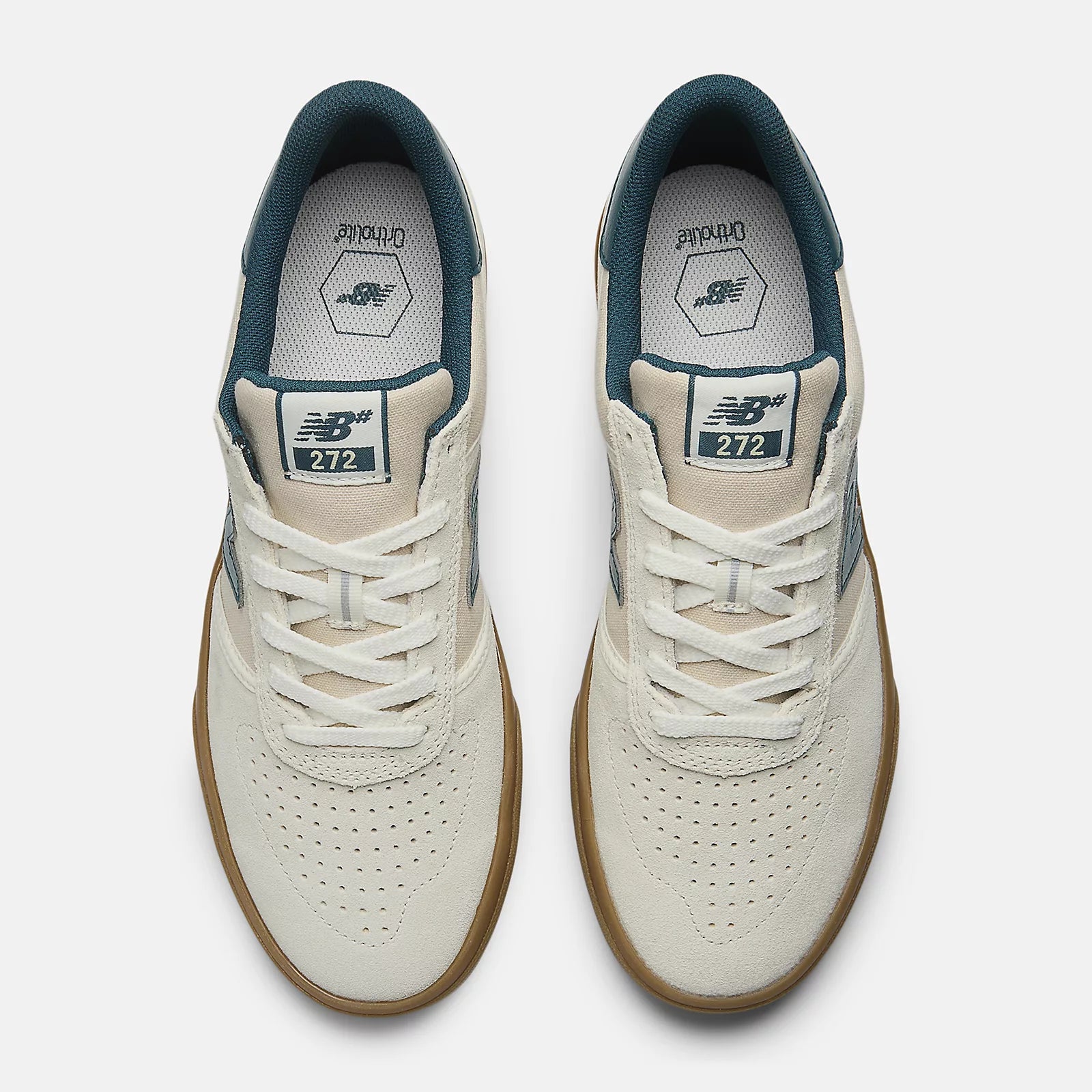New Balance Numeric '272' Shoes (Sea Salt/Deep Ocean)