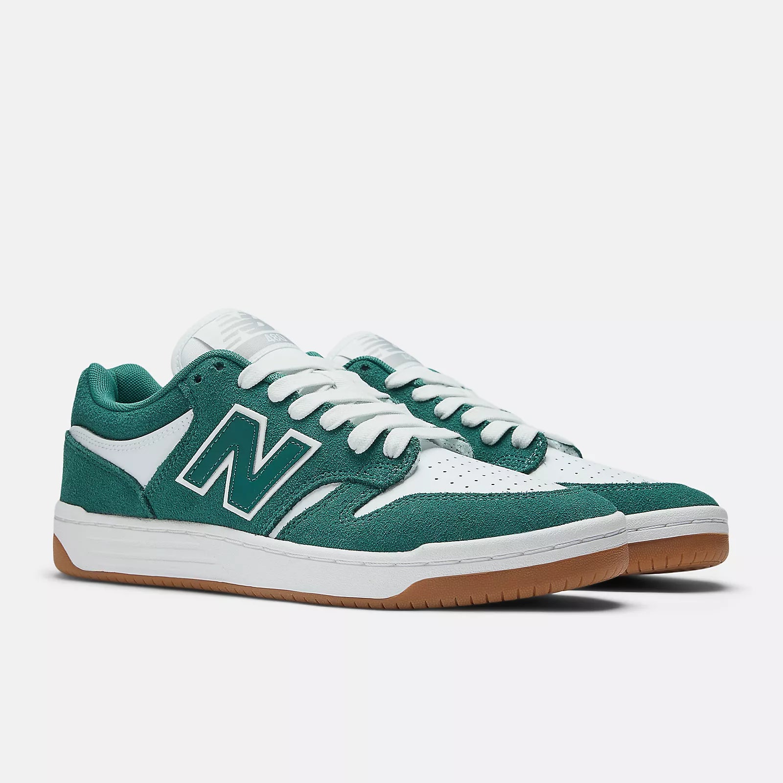 New Balance Numeric '480' Shoes (Vintage Teal/White)