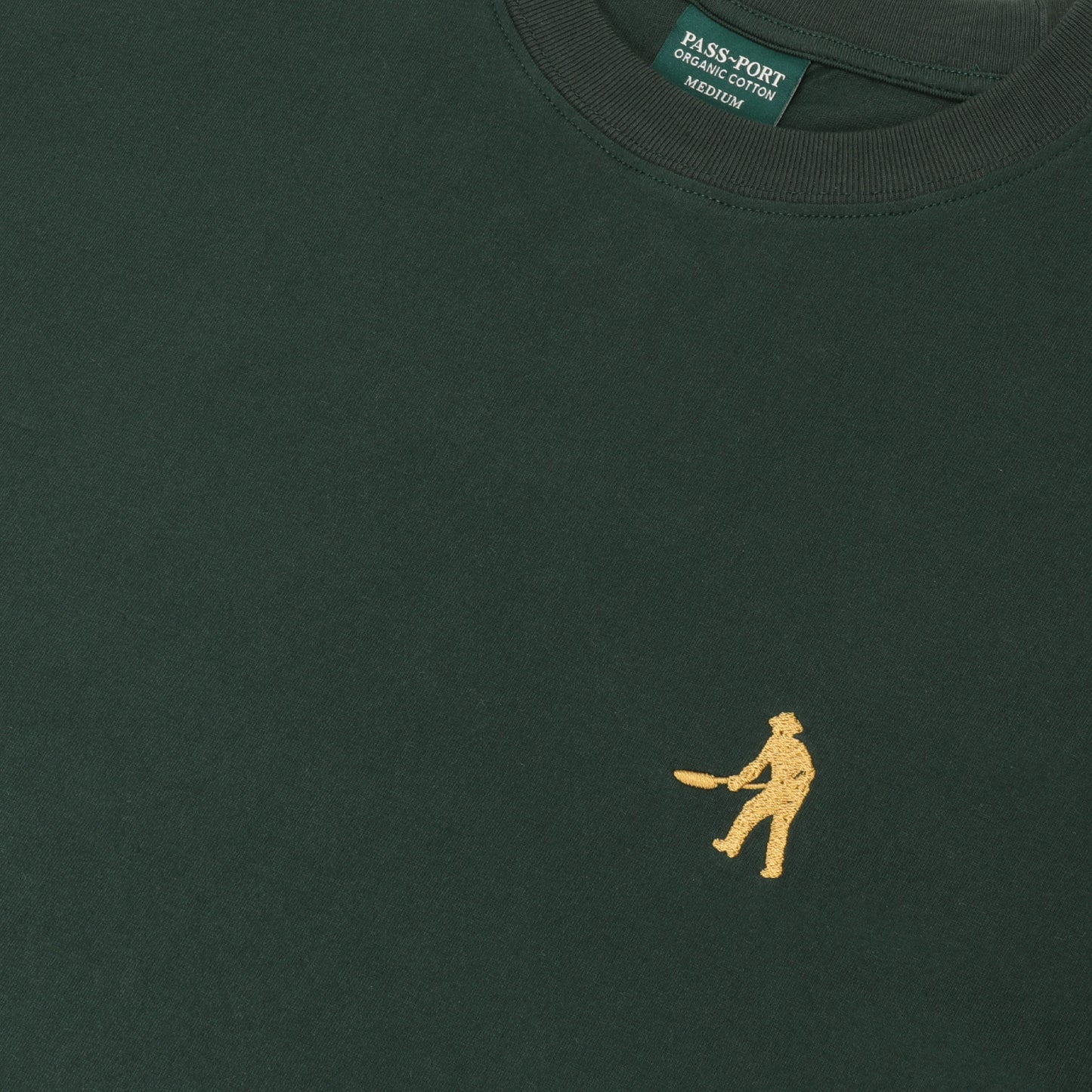 Pass~Port 'Workers Organic Cotton' T-Shirt (Bottle Green)