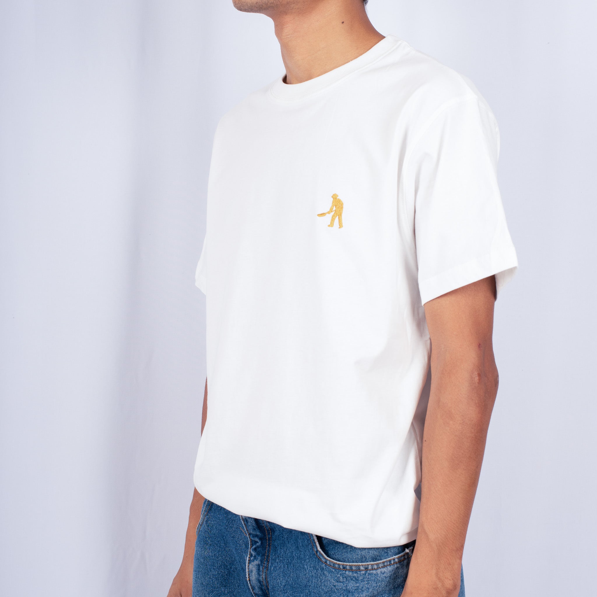 Pass~Port 'Workers Organic Cotton' T-Shirt (White)