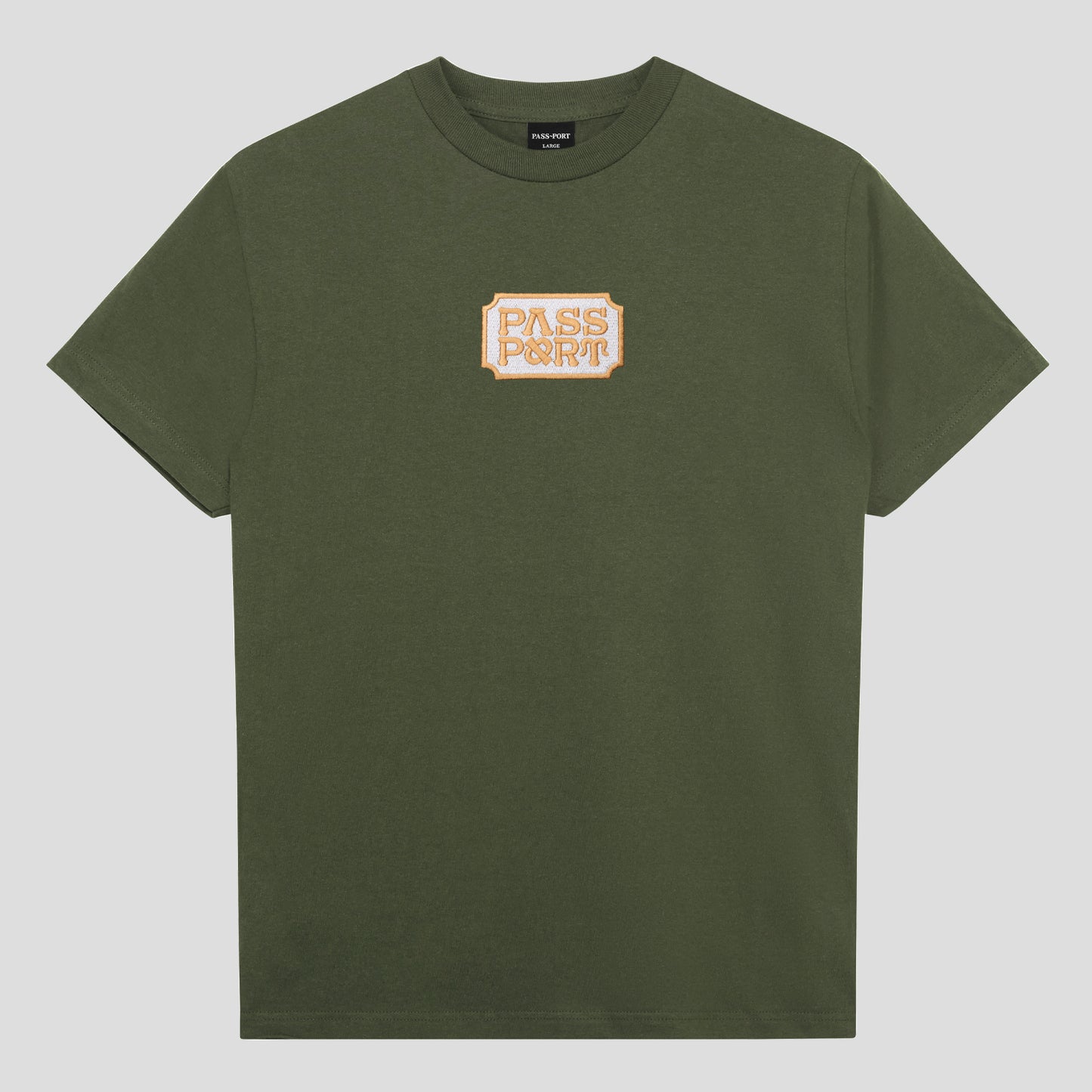Pass~Port 'Yearbook Logo' T-Shirt (Olive)