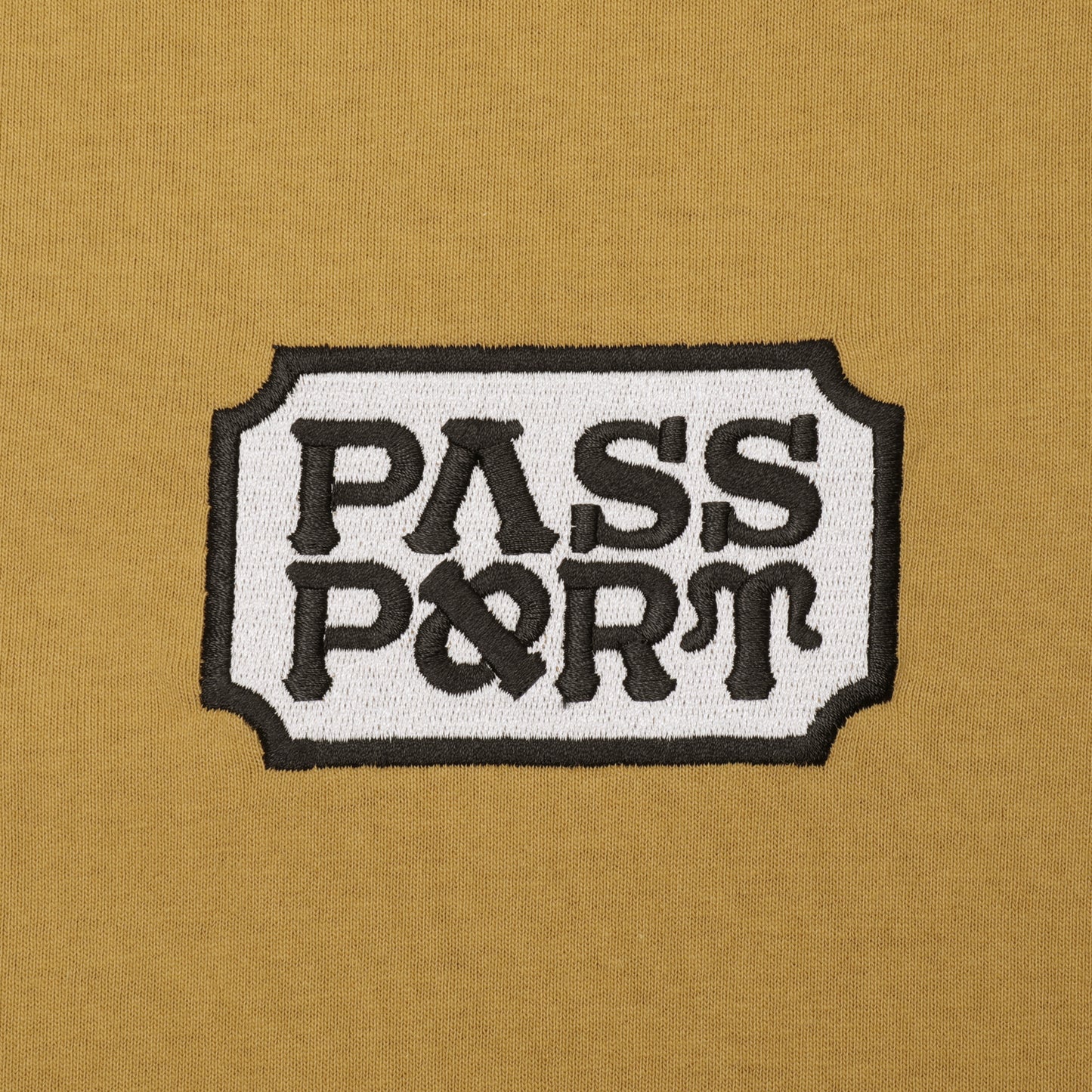 Pass~Port 'Yearbook Logo' T-Shirt (Mustard)