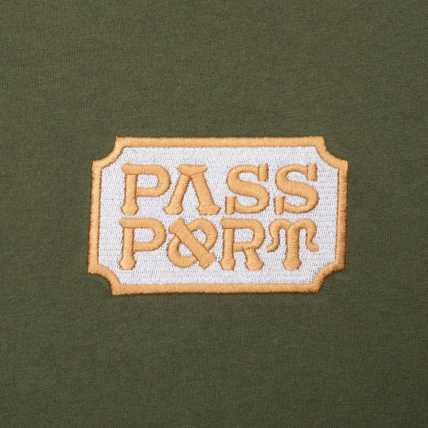 Pass~Port 'Yearbook Logo' T-Shirt (Olive)