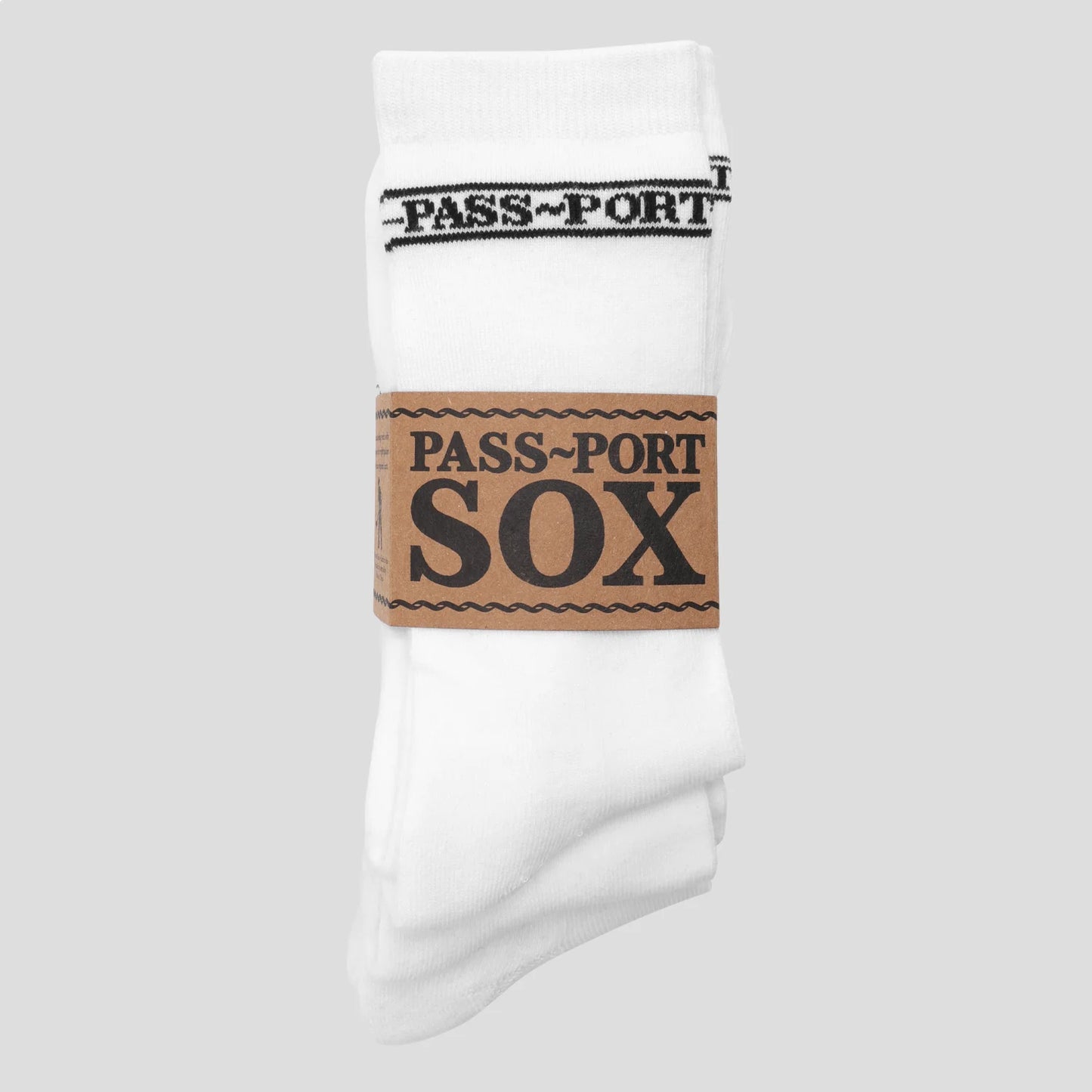 Pass~Port: Hi Sox 3 Pack R42 WHITE