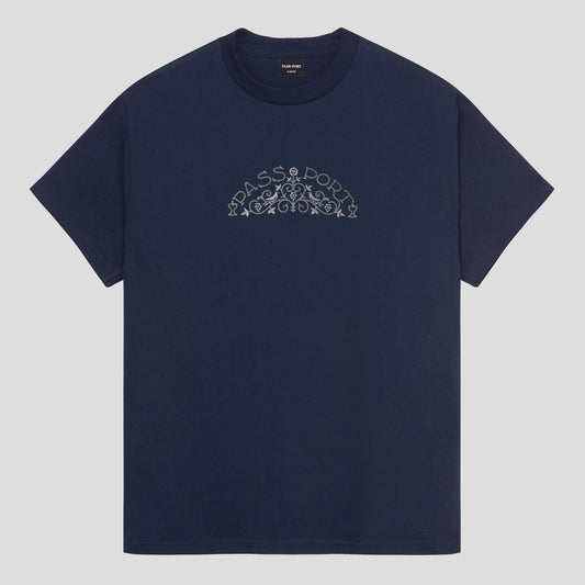 Pass~Port: Vineyard Birds Tee (NAVY)