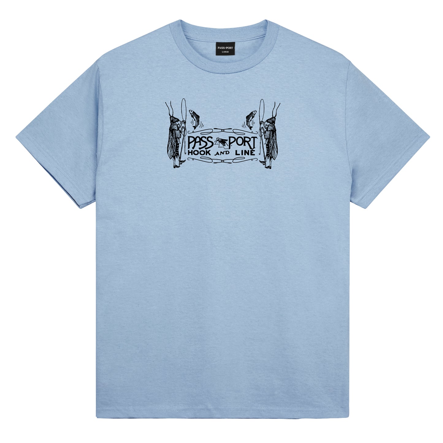 Pass~Port Hook & Line Tee (Stonewash Blue)