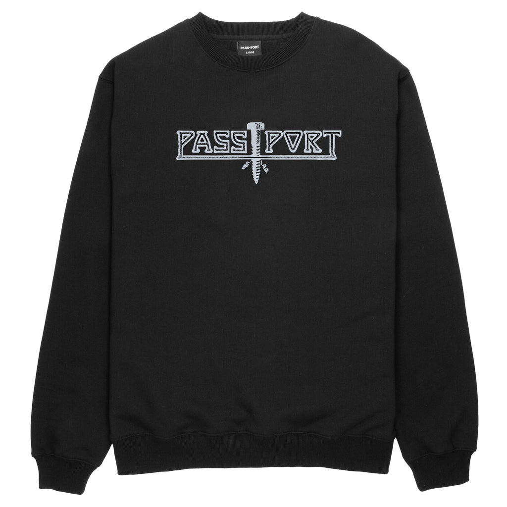Pass~Port 'Screwed Sweater' Hoodie (Black)