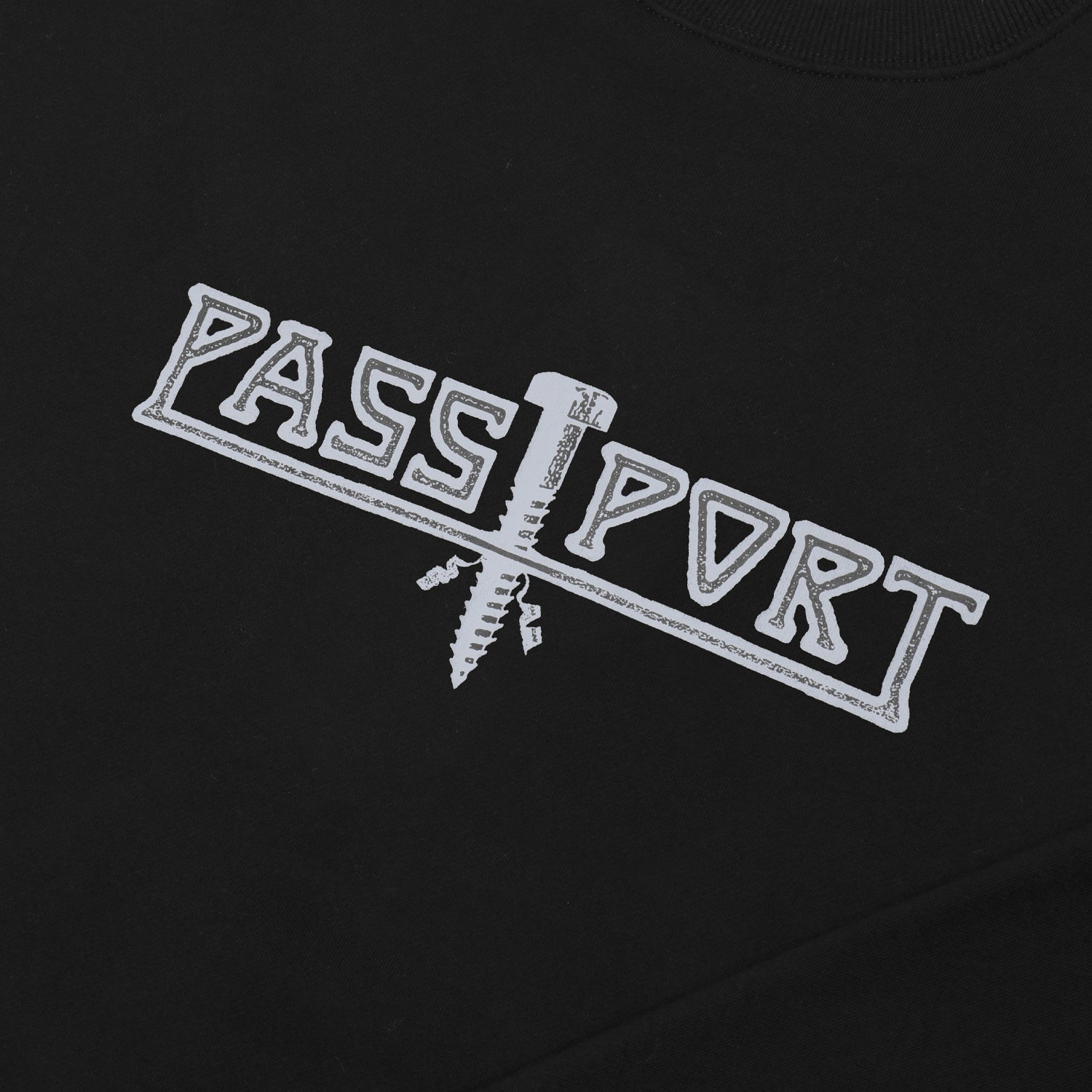 Pass~Port 'Screwed Sweater' Hoodie (Black)