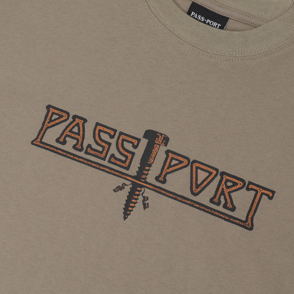 Pass~Port 'Screwed' T-Shirt (Khaki)