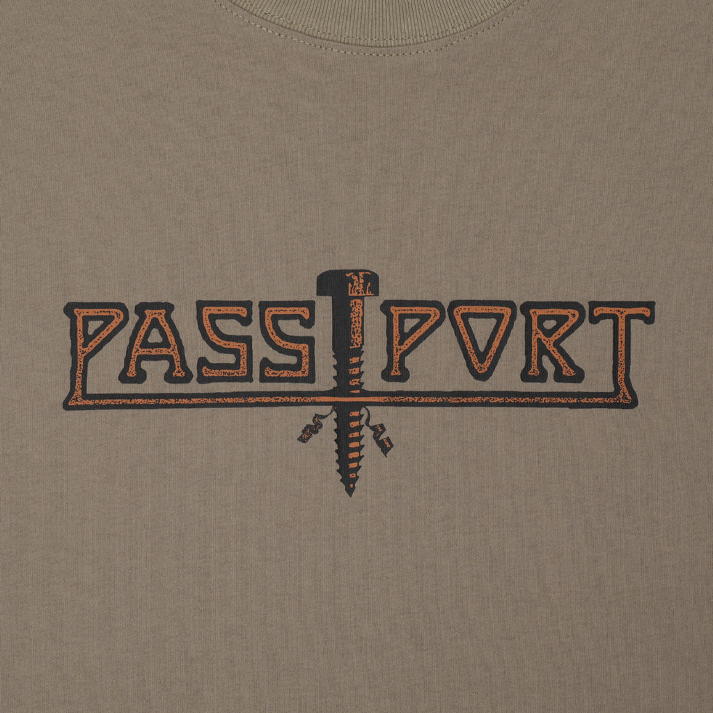 Pass~Port 'Screwed' T-Shirt (Khaki)
