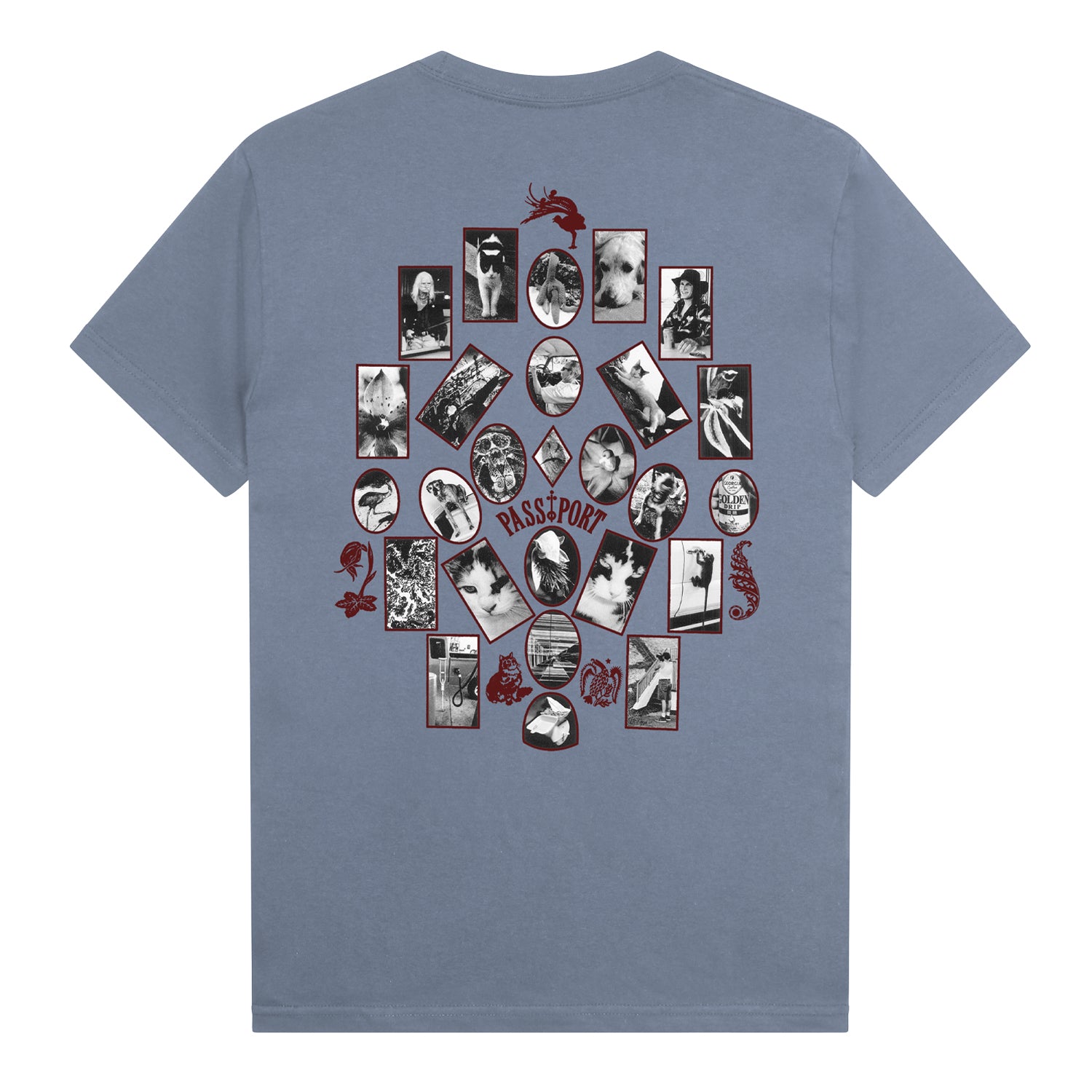 Pass~Port 'Sophomore' T-Shirt (Washed Out Blue)