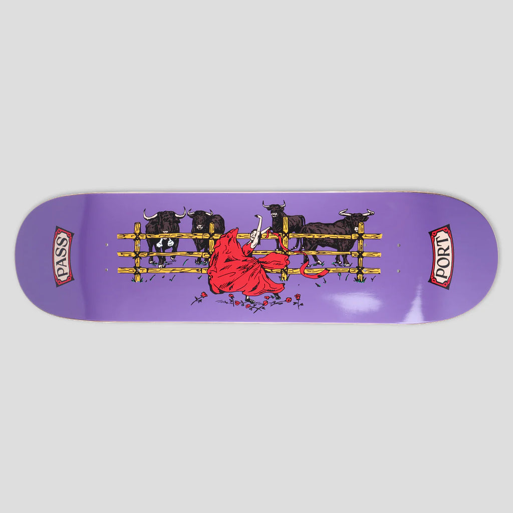 Pass~Port 8.25" 'You're Making Me Nervous Series - Red Flag' Deck
